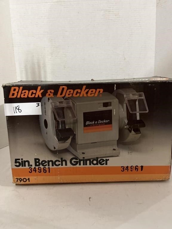 Black and Decker 5in Bench Grinder