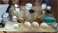 Large Lot of Light Lens, Bowls, Dishes & Others
