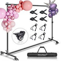 10 * 7ft Backdrop Stand, with Wheels, Adjustable H