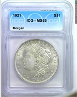 1921 Morgan ICG MS65