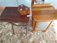 Wooden  Side Table, Tv Table, Wooden Candle Holder
