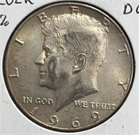 1969D Kennedy 40% Silver
