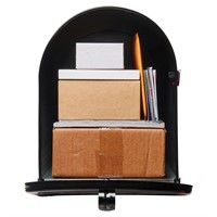 $80  Black Extra Large Mailbox 21.33 in. X 8.4 in.