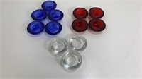 12 Tealight Holders Glass