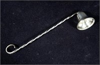 Sterling candle snuffer, 7.5" L, .655 T. oz.