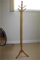 Wooden Coat Rack 72H