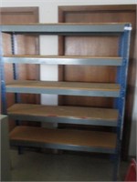 Metal frame shelf w/ partical board