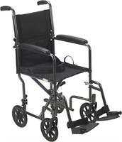 Drive Medical TR39E-SV Transport Wheelchair