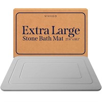 Diatomite Stone Bath Mat Large for Bathroom