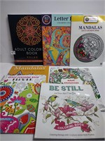 Coloring Book Set of 7 for Adults