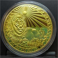 Chinese zodiac challenge coin