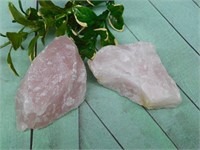 ROSE QUARTZ ROCK STONE LAPIDARY SPECIMEN