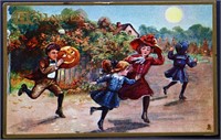 Vintage Tuck's Halloween postcard