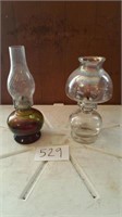 2 OIL LAMPS