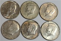 $3 FV Kennedy 40% Silver Half Dollars