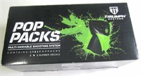 BOX  OF  12 POP PACKS -- LIQUID  TARGETS