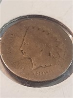 USA 1Cent Indian head 1858? worth $25 to 60,CB9M5