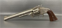 Vtg Wyatt Earp Smith & Wesson .44 Revolver Replica