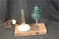 Old Light & Telephone Insulator Display - Works