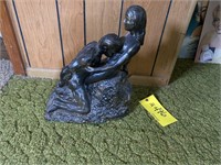 16" PLASTER NUDE STATUE