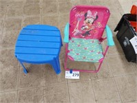 Children's Chair and Table
