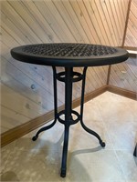 Outdoor patio pub table