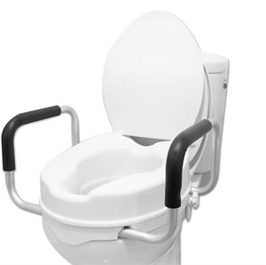 PEPE MOBILITY TOILET SEAT WITH HANDLES 15 X 14IN