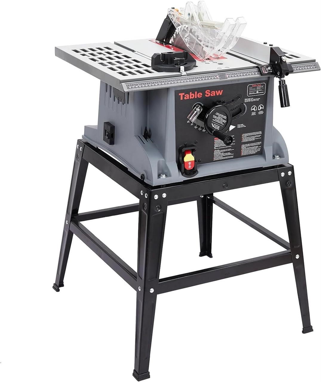 10in Table Saw  1800W 5000RPM with Stand