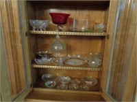 3-Shelves of Miscellanous Crystal & Glassware