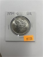 1884-o BU Morgan silver dollar