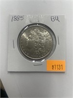 1885 BU Morgan silver dollar