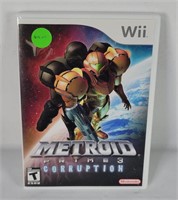 Wii Metroid Prime3 Game