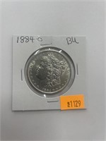 1884 - o Morgan silver dollar BU