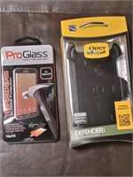 Pro Glass screen protector and OtterBox for