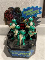 Vintage Green Machine the Frog Band Toy