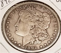 1892-S Silver Dollar VF