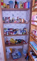 Contents of pantry: Tuna - Pudding - Soup - Syrup
