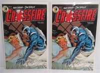 (2) Eclipse Comics Crossfire #12 Dave Stevens