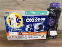 144ct tide pods & 34oz unstoppables