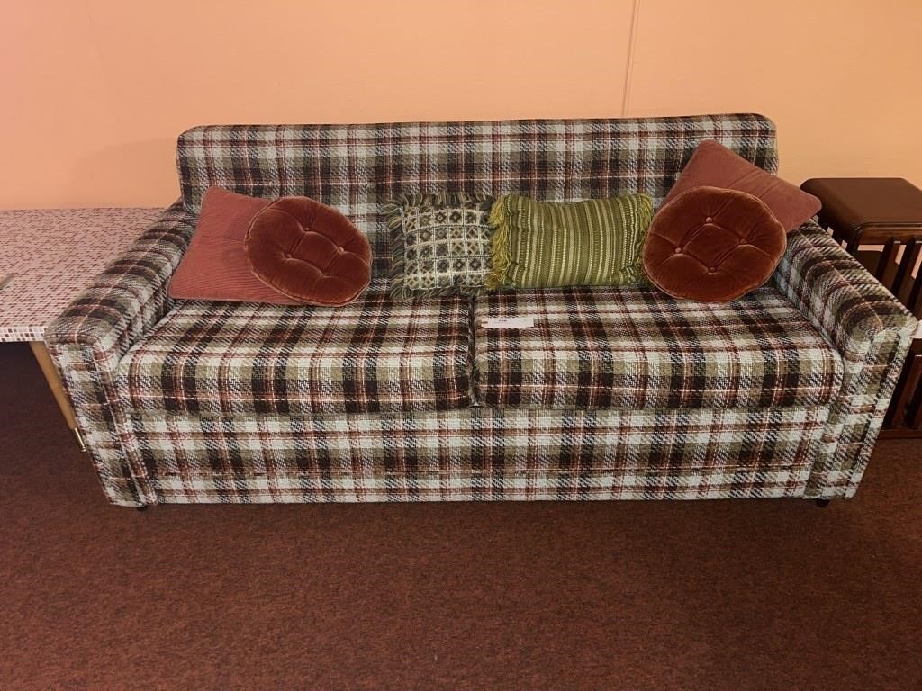 Vintage Tweed Sofa
