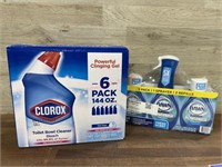 6 pack Clorox toilet cleaner & 3 pack powewash