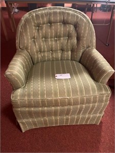 Vintage Green Swivel Chair