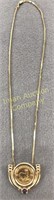 2002 Krugerrand  1/10 OZ Gold Coin Necklace, 14kt