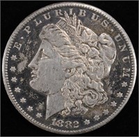 1882-CC MORGAN DOLLAR XF/AU