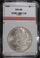 1883 MORGAN DOLLAR AGP GEM BU