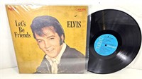 GUC Elvis Presley "Let's Be Friends" Vinyl Record