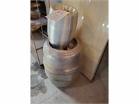 (2) Aluminum beer kegs