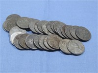 30 WWII Steel Wheat Cents