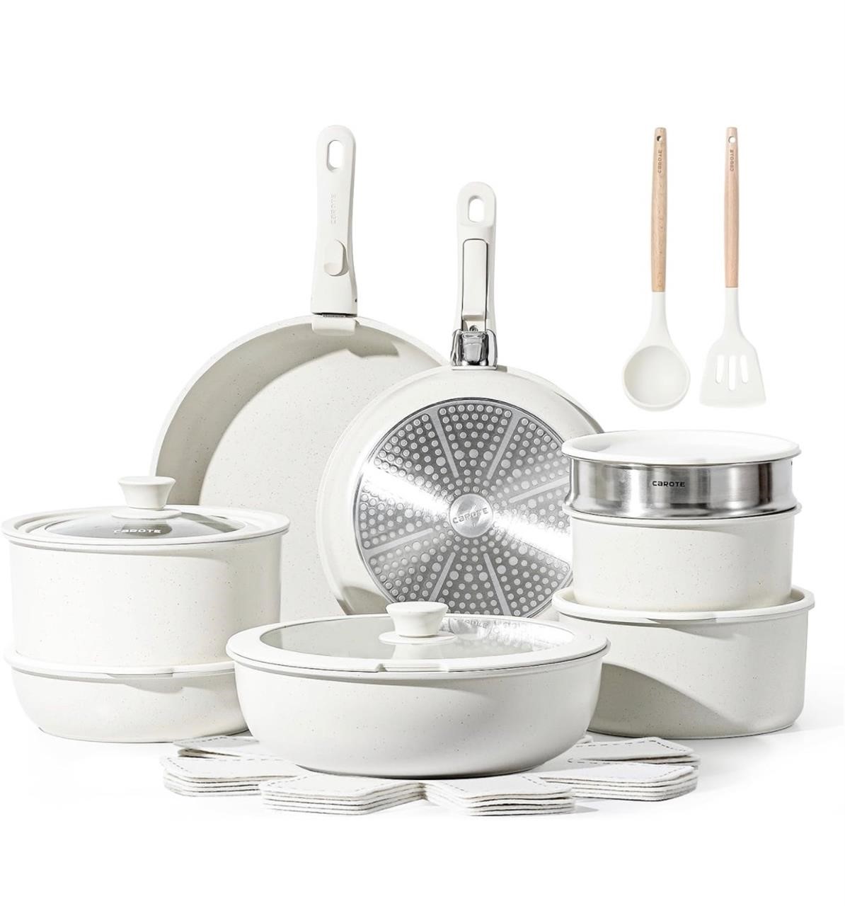 NEW $250 23-Pcs Pots and Pan Set