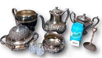 Atg. Silver Plated Food Service